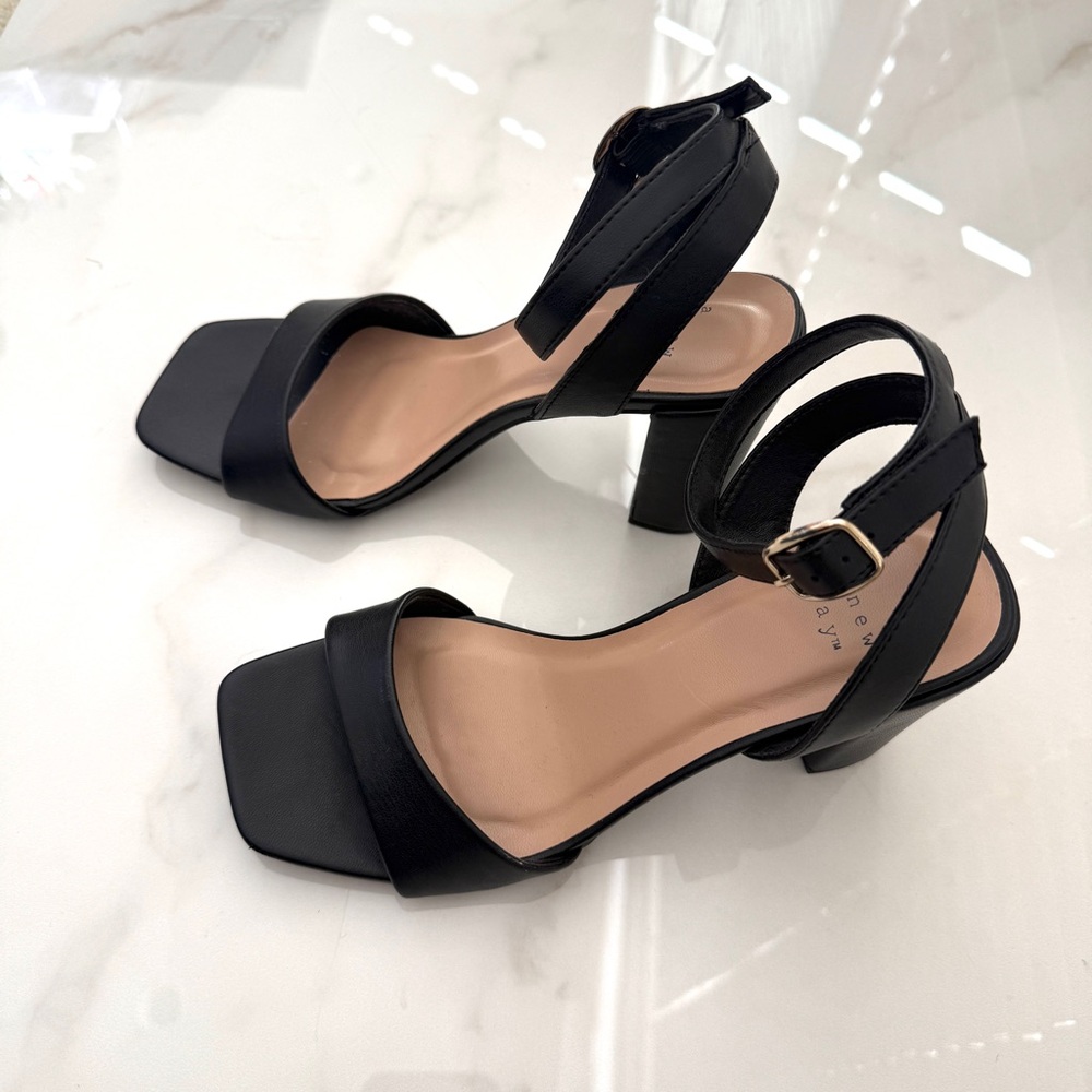 A New Day Black Women's Ankle Strap Heel - Picture 4 of 10